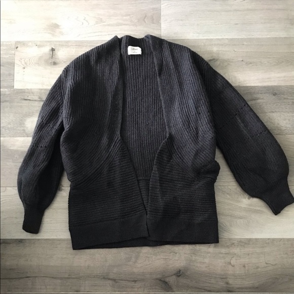 Wilfred Merino Wool bell sleeve Sweater Cardigan - Picture 1 of 5